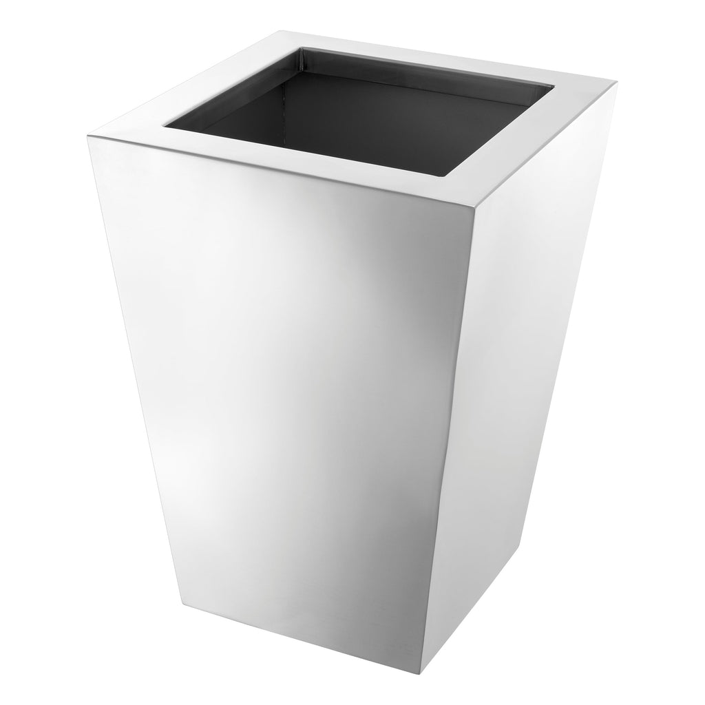 Planter Hanbera Polished Stainless Steel