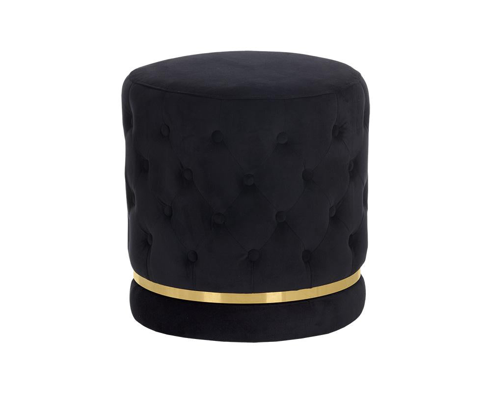 Nevada Swivel Ottoman - Abbington Black