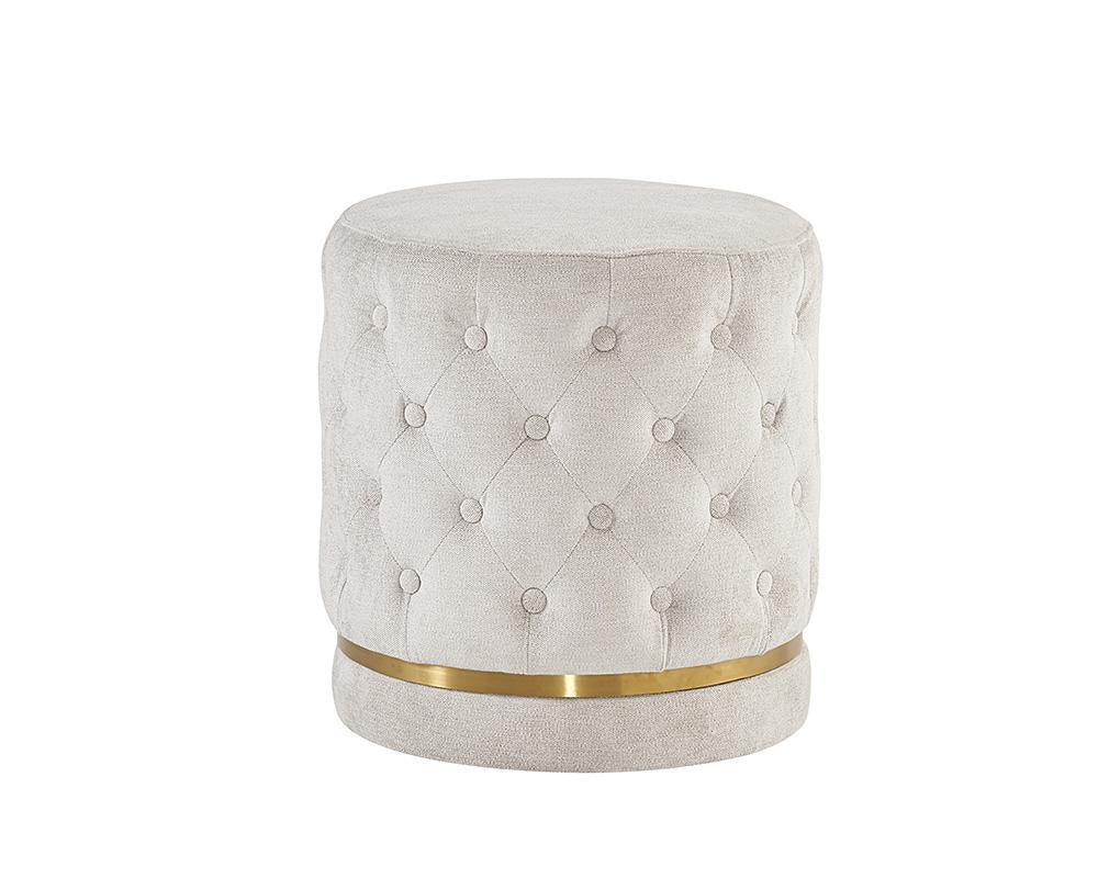 Nevada Swivel Ottoman - Polo Club Muslin