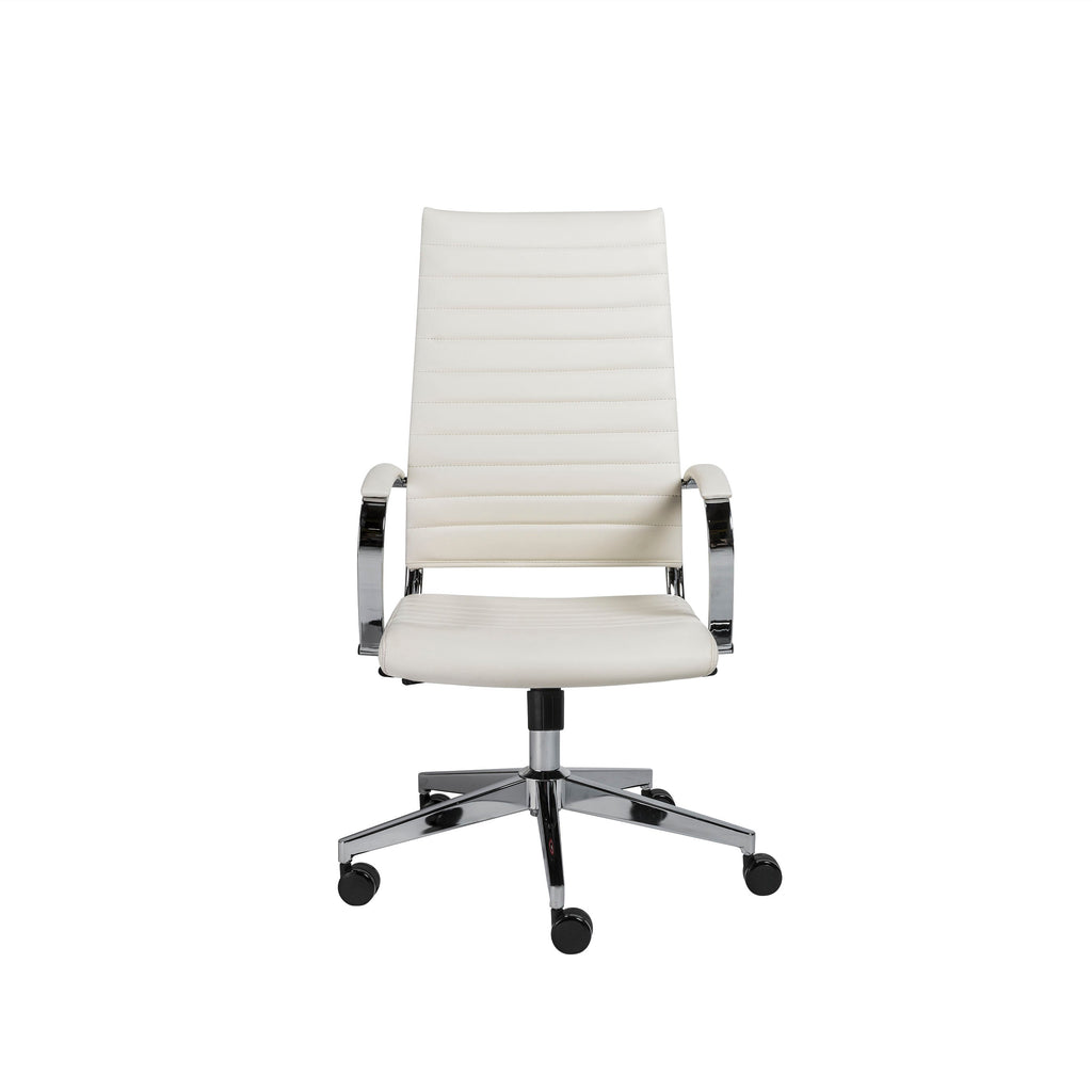 Brooklyn High Back Office Chair - White