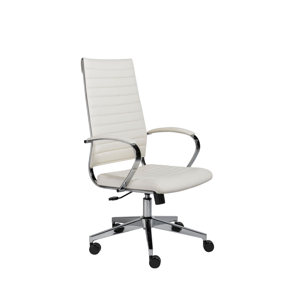 Brooklyn High Back Office Chair - White