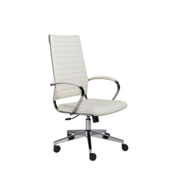 Brooklyn High Back Office Chair - White