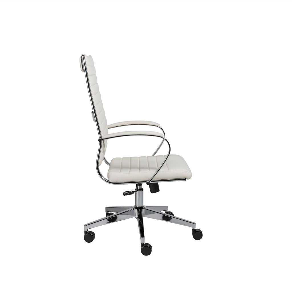 Brooklyn High Back Office Chair - White