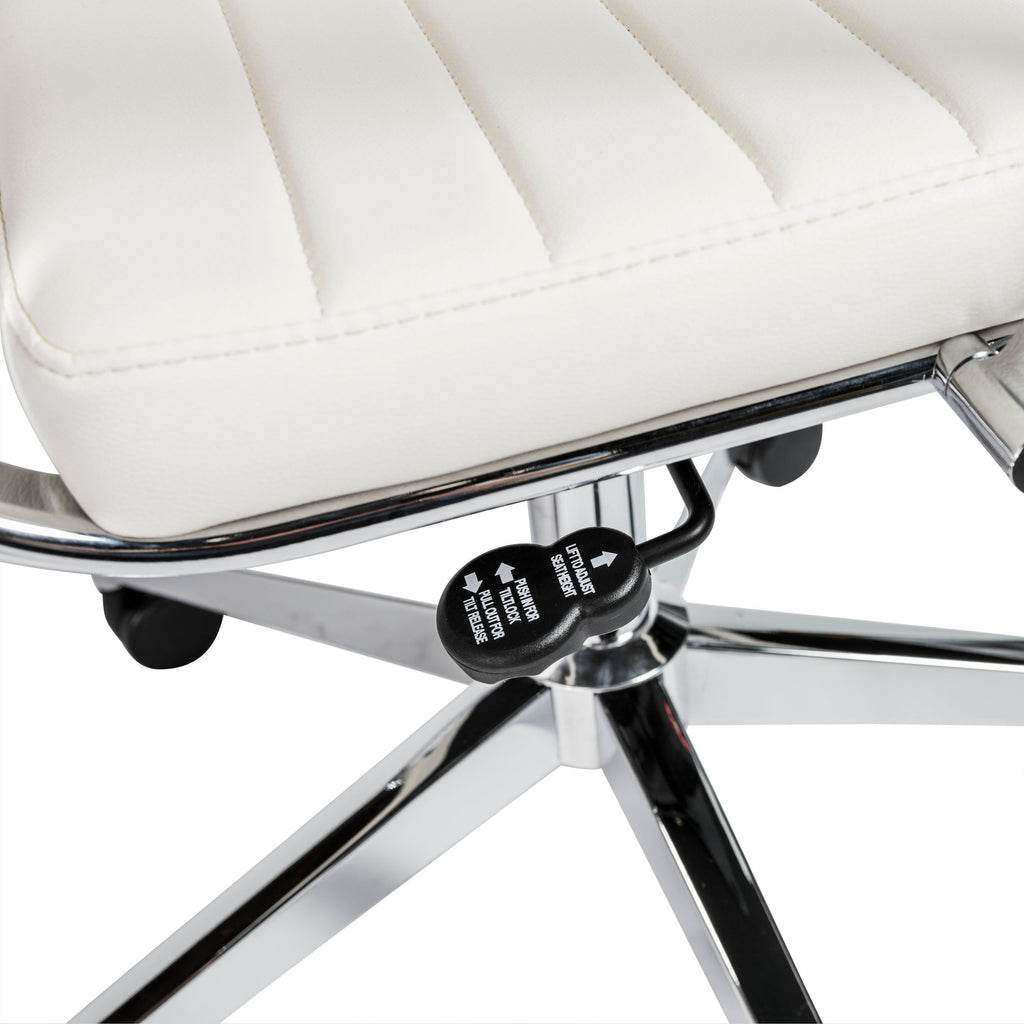 Brooklyn High Back Office Chair - White