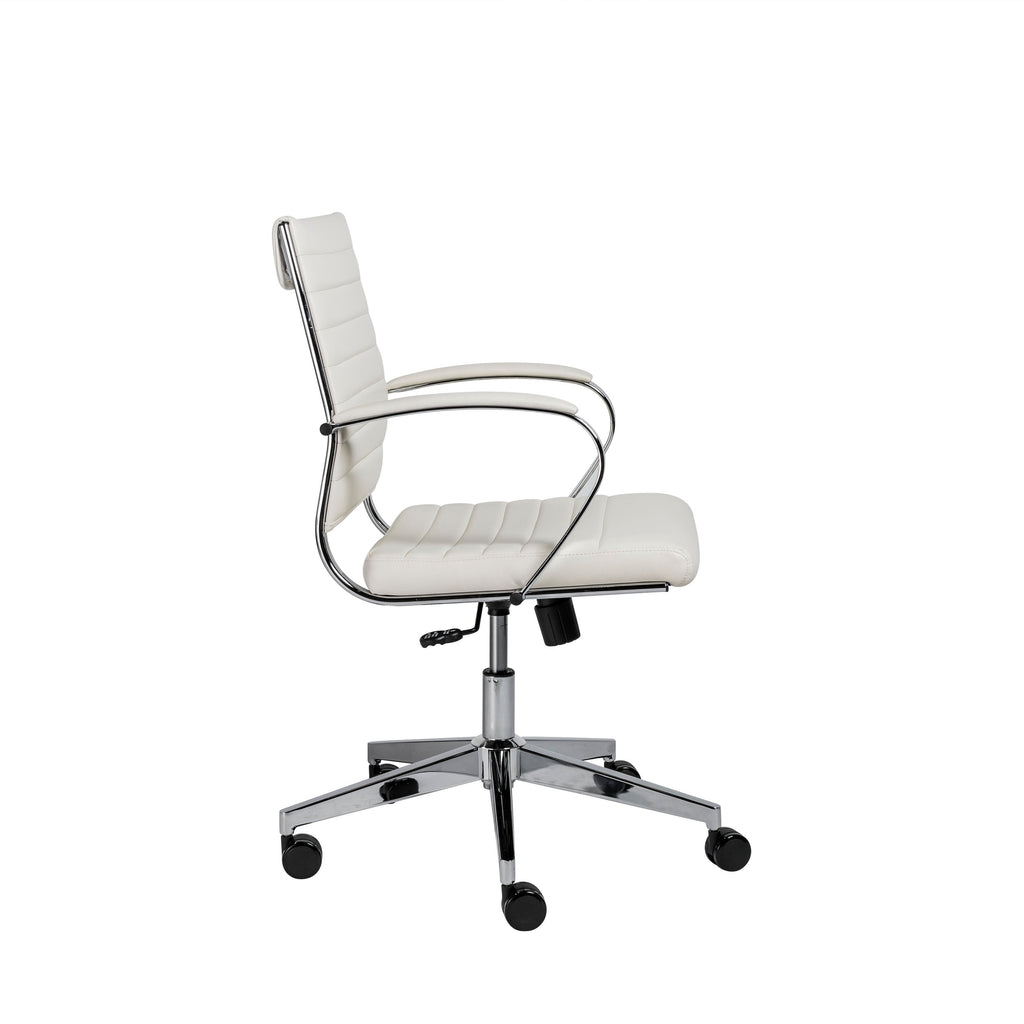 Brooklyn Low Back Office Chair - White