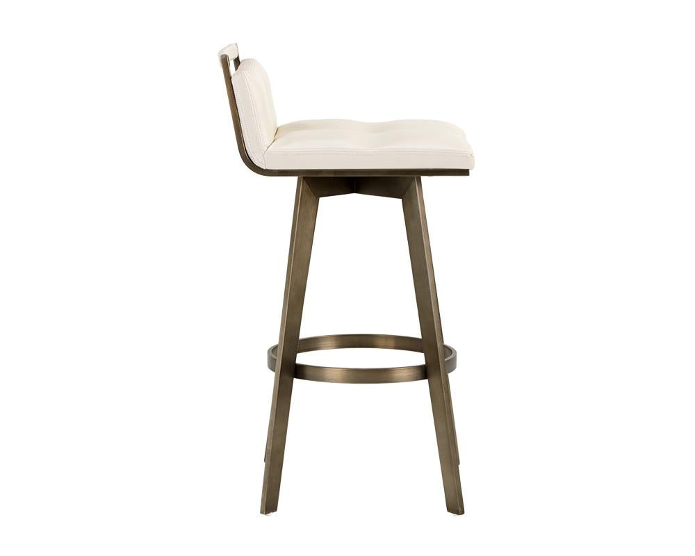 Arizona Swivel Barstool - Castillo Cream