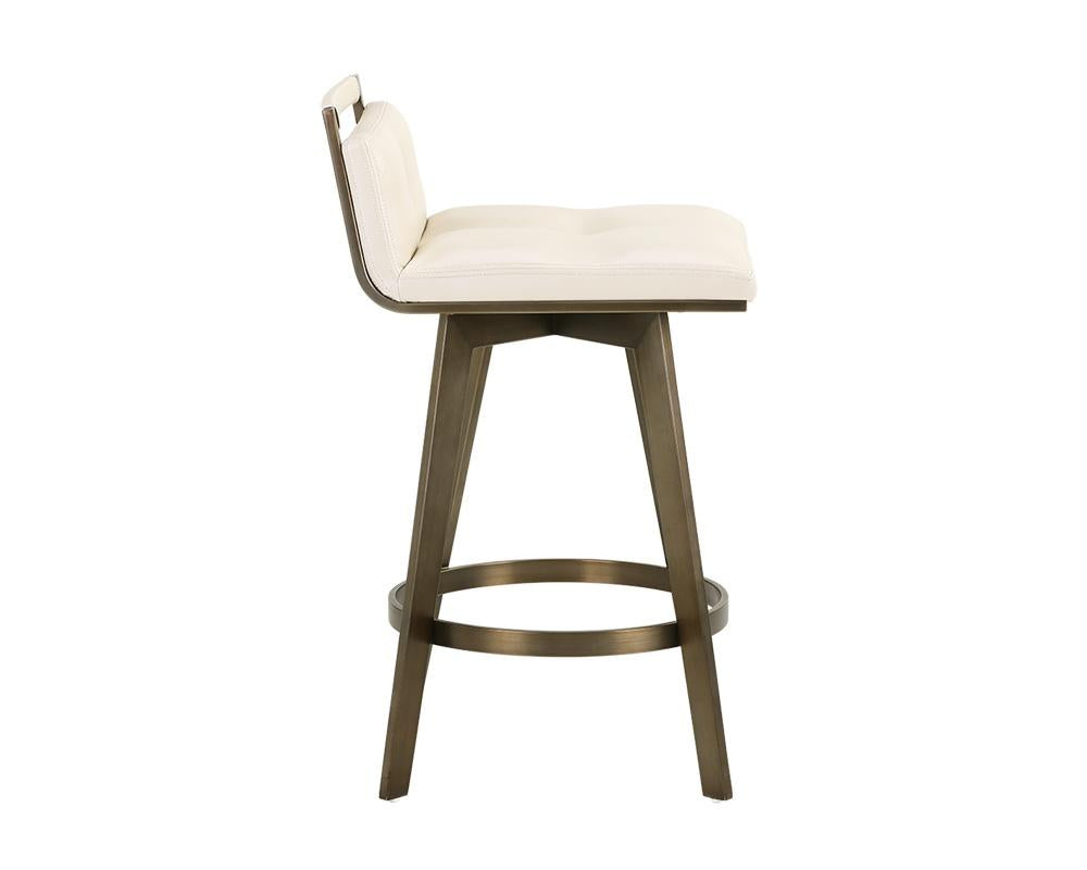 Arizona Swivel Counter Stool - Castillo Cream