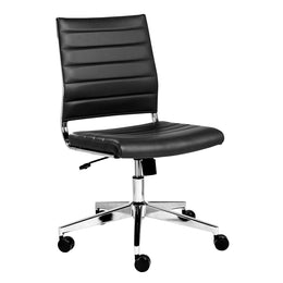 Brooklyn Low Back Office Chair w/o Armrests - Black