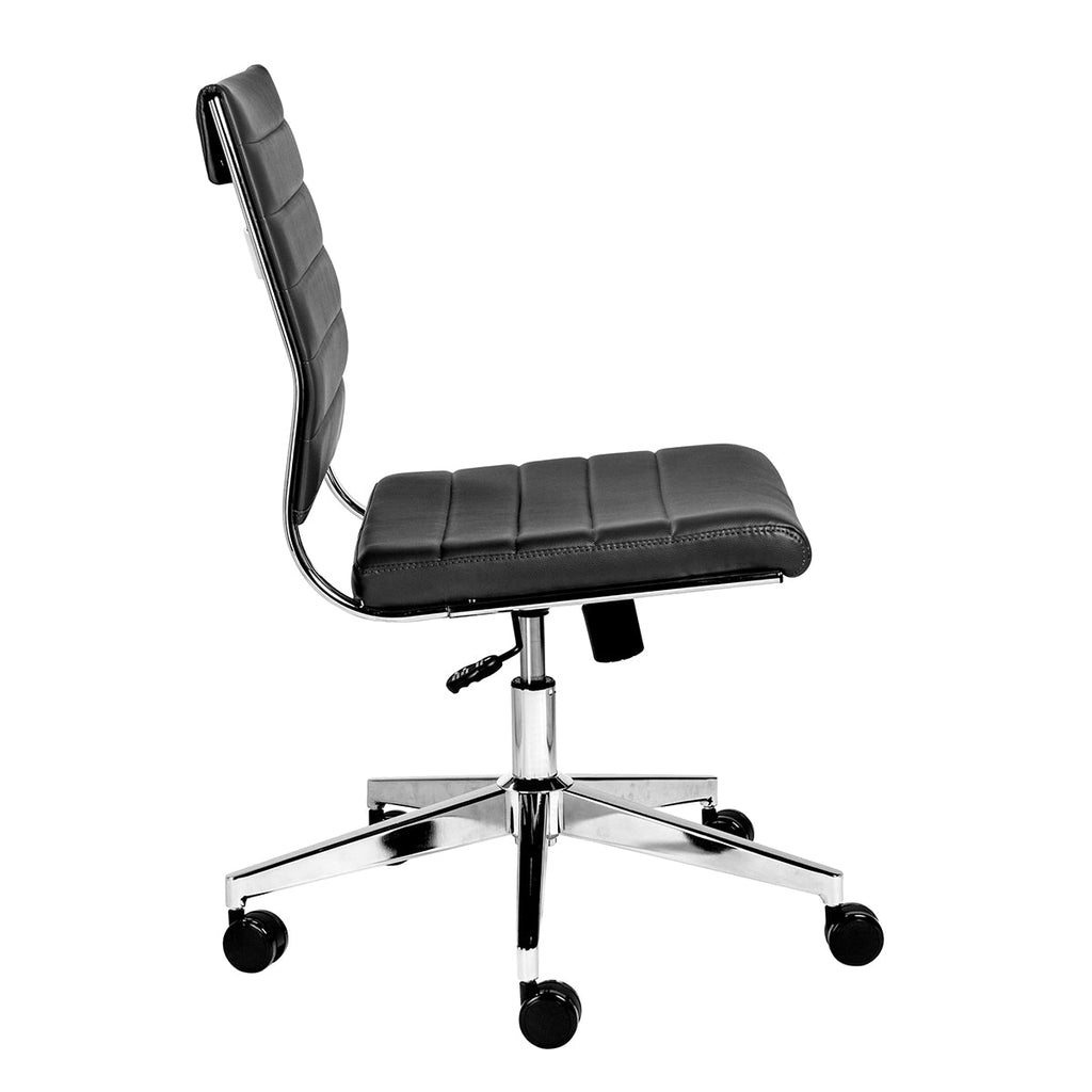 Brooklyn Low Back Office Chair w/o Armrests - Black