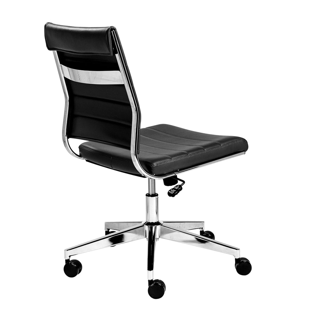 Brooklyn Low Back Office Chair w/o Armrests - Black