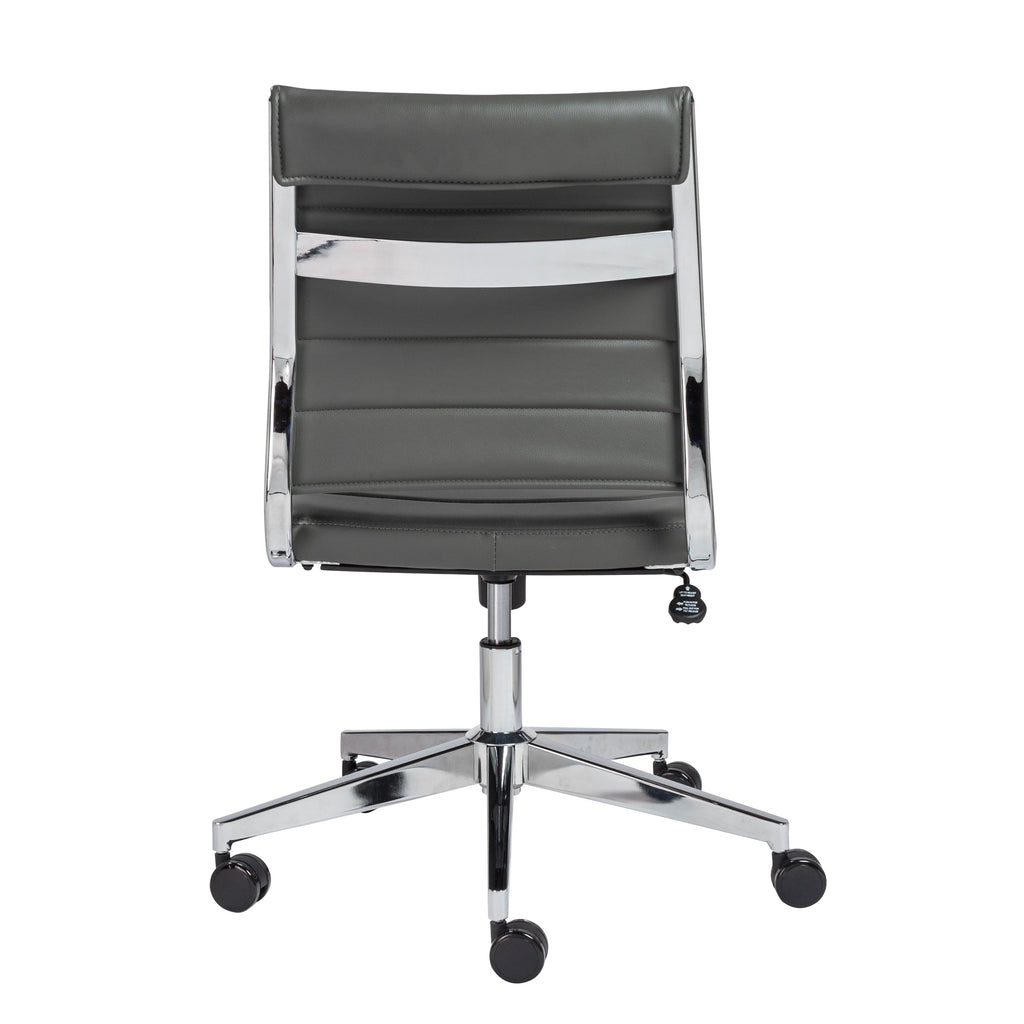 Brooklyn Low Back Office Chair w/o Armrests - Grey