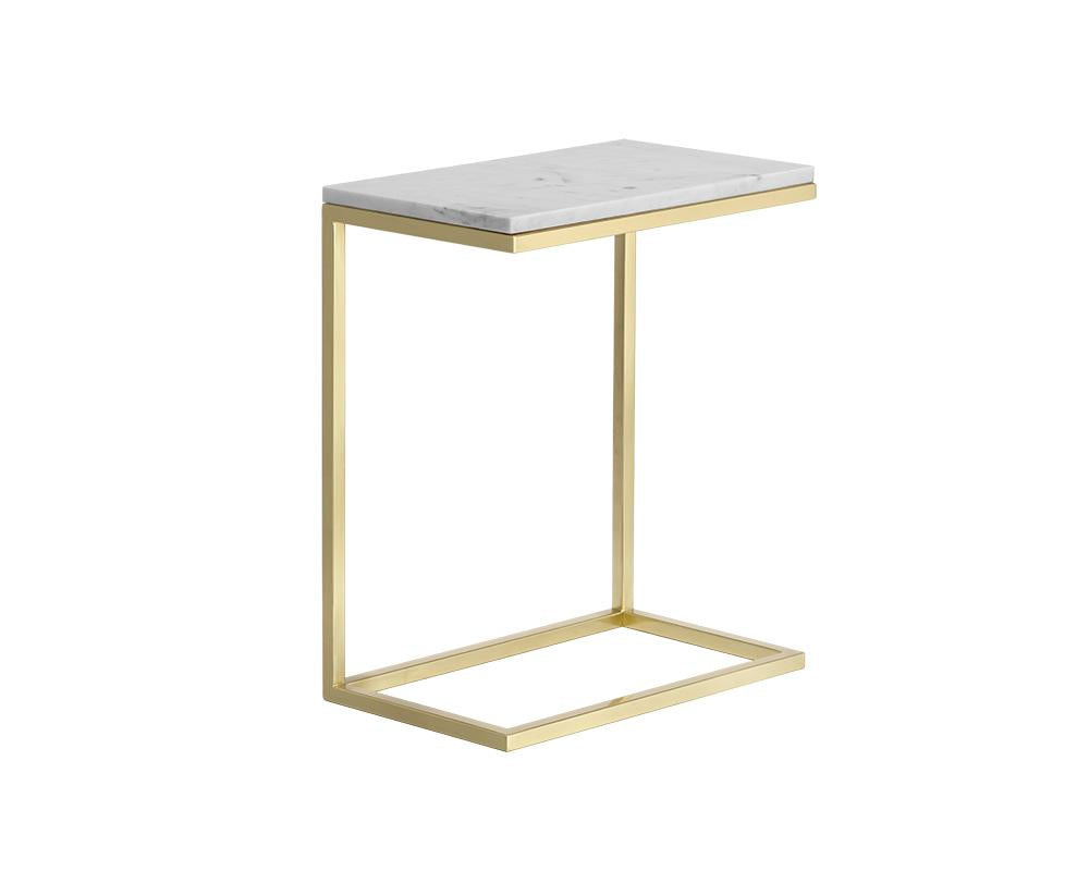 Amell End Table - White