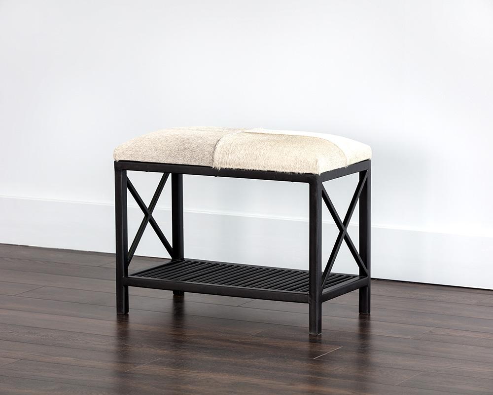 Bria Bench - Black - Grey