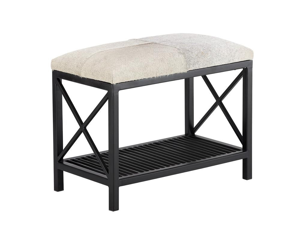 Bria Bench - Black - Grey