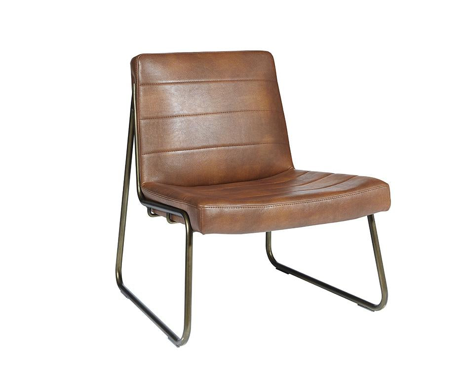 Anton Lounge Chair - Bravo Cognac