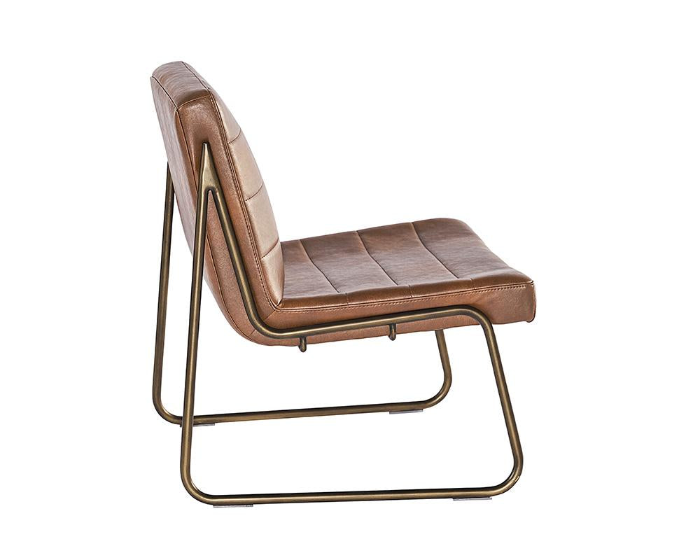 Anton Lounge Chair - Bravo Cognac