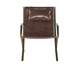 Willis Lounge Chair - Brown Leather