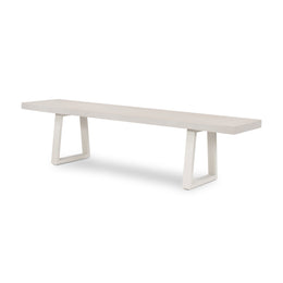 Cyrus Dining Bench - Natural White