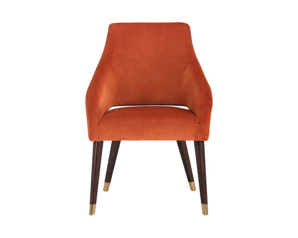 Adelaide Dining Armchair - Autumn Orange