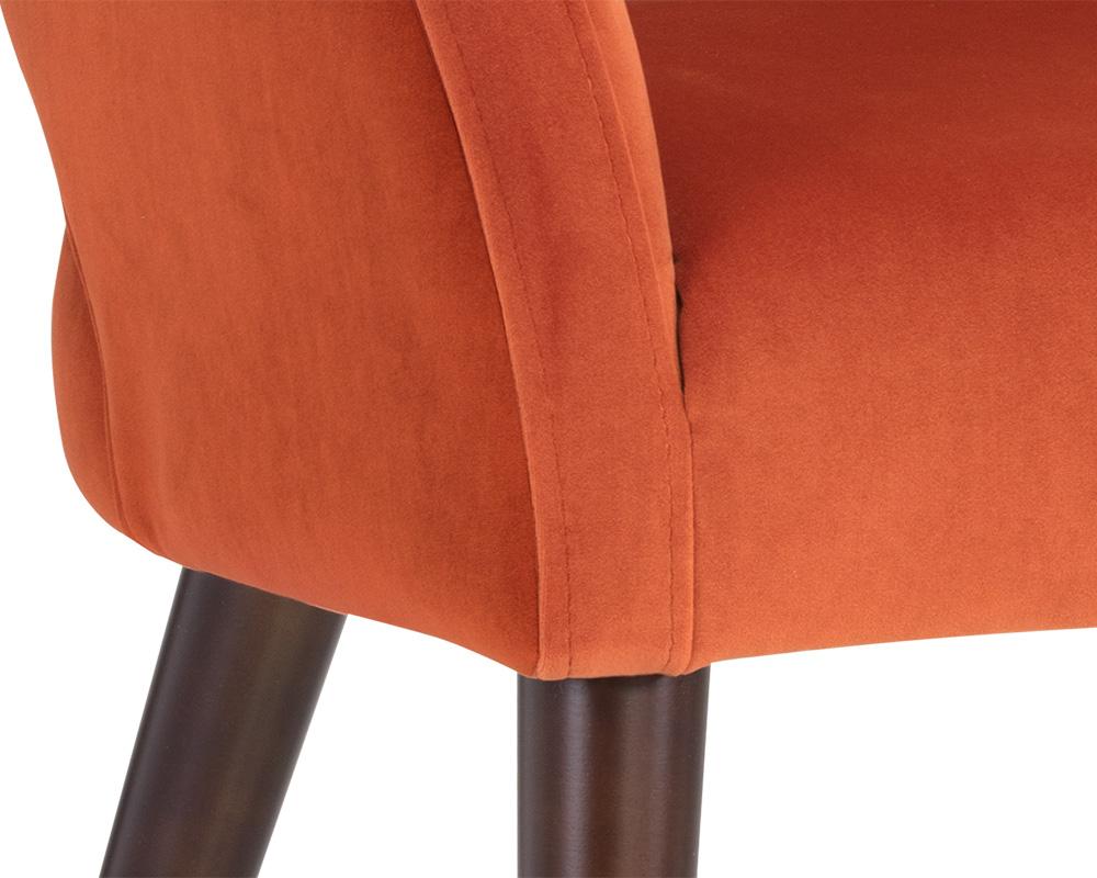 Adelaide Dining Armchair - Autumn Orange