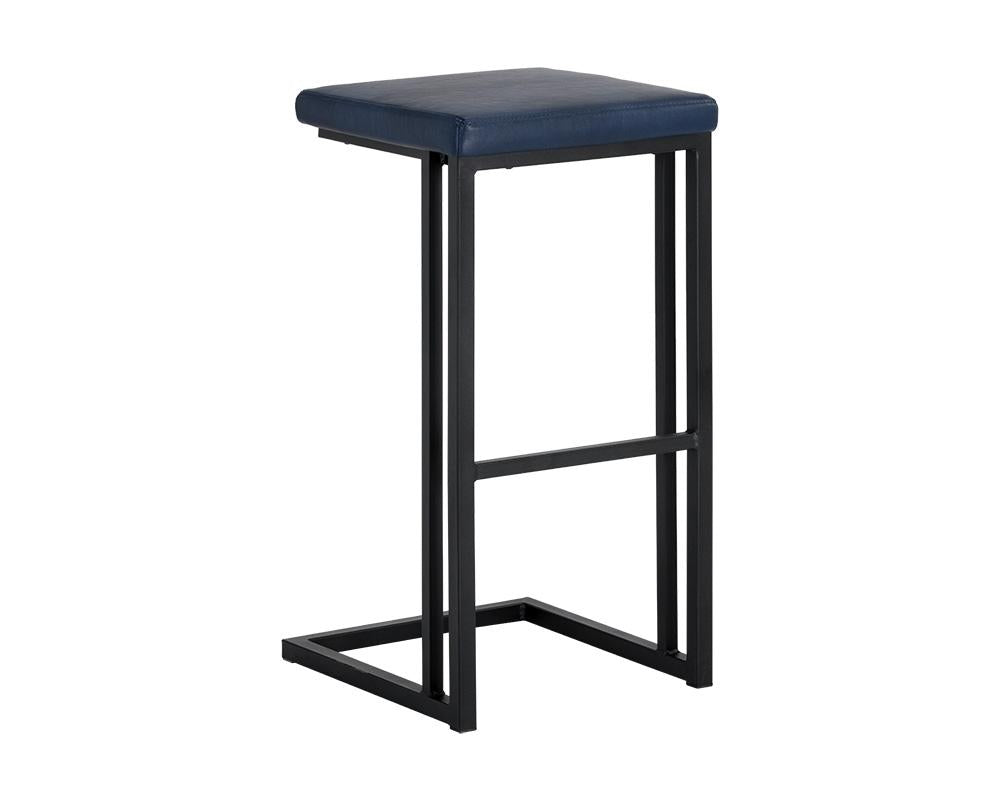 Boone Barstool - Black - Bravo Admiral, Set of 2