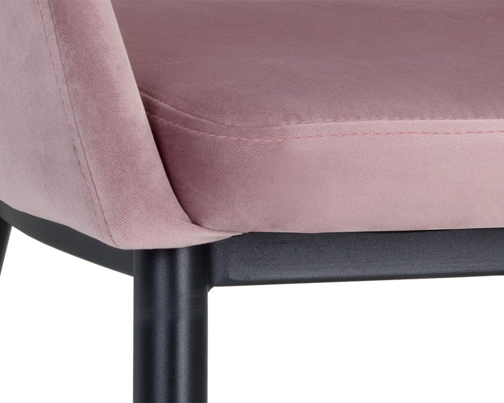 Thatcher Dining Armchair - Black - Blush Sky