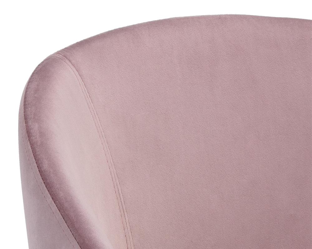 Thatcher Dining Armchair - Black - Blush Sky