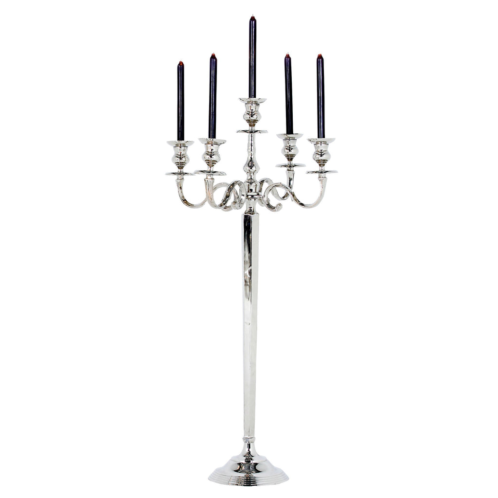 Candle Holder Amarillo Nickel Finish