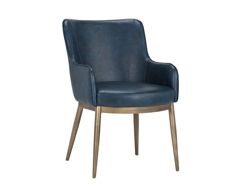 Franklin Dining Armchair - Vintage Blue