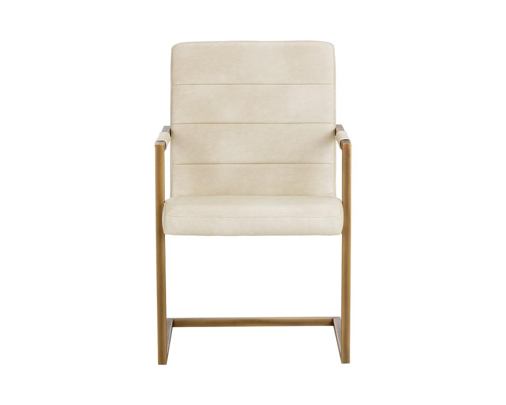 Jafar Dining Armchair - Bravo Cream