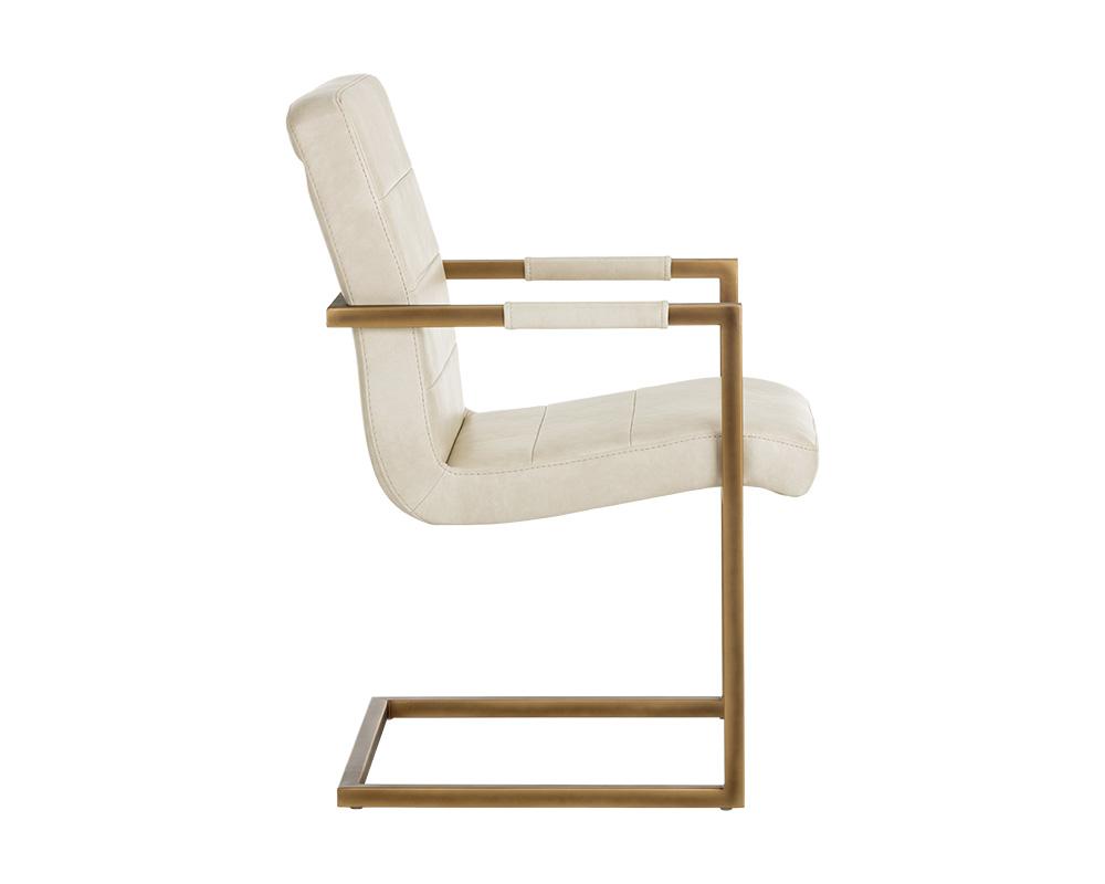 Jafar Dining Armchair - Bravo Cream