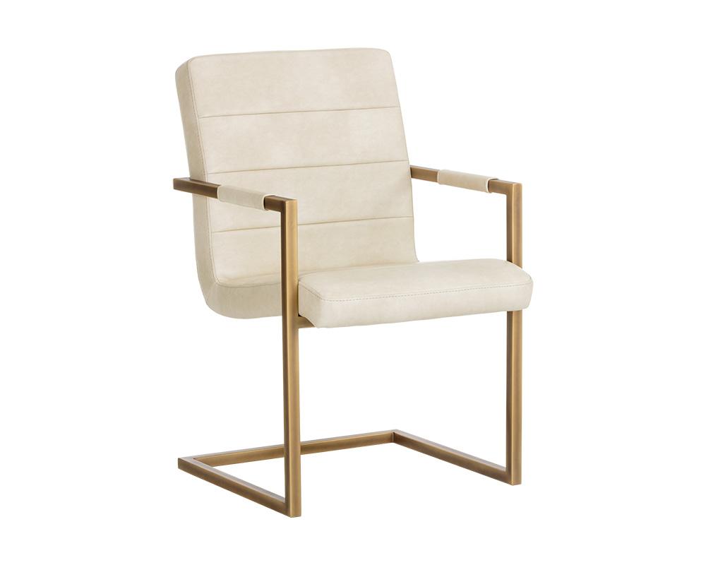 Jafar Dining Armchair - Bravo Cream