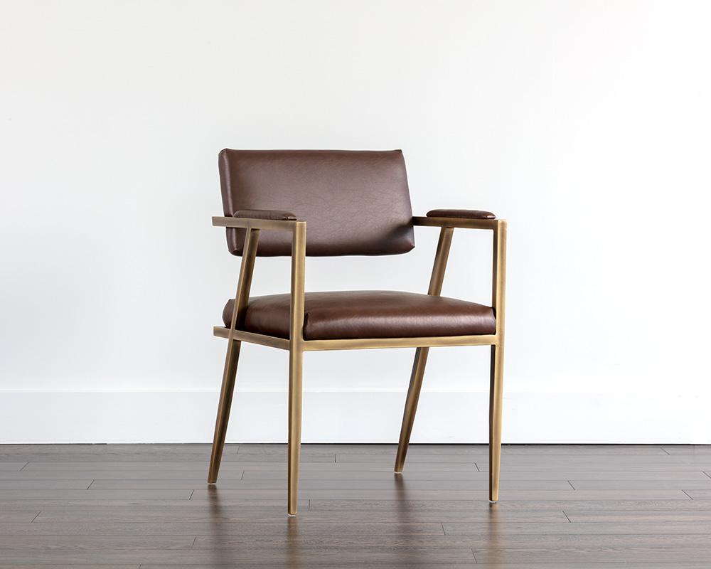 Ventouz Dining Armchair - Vintage Cognac