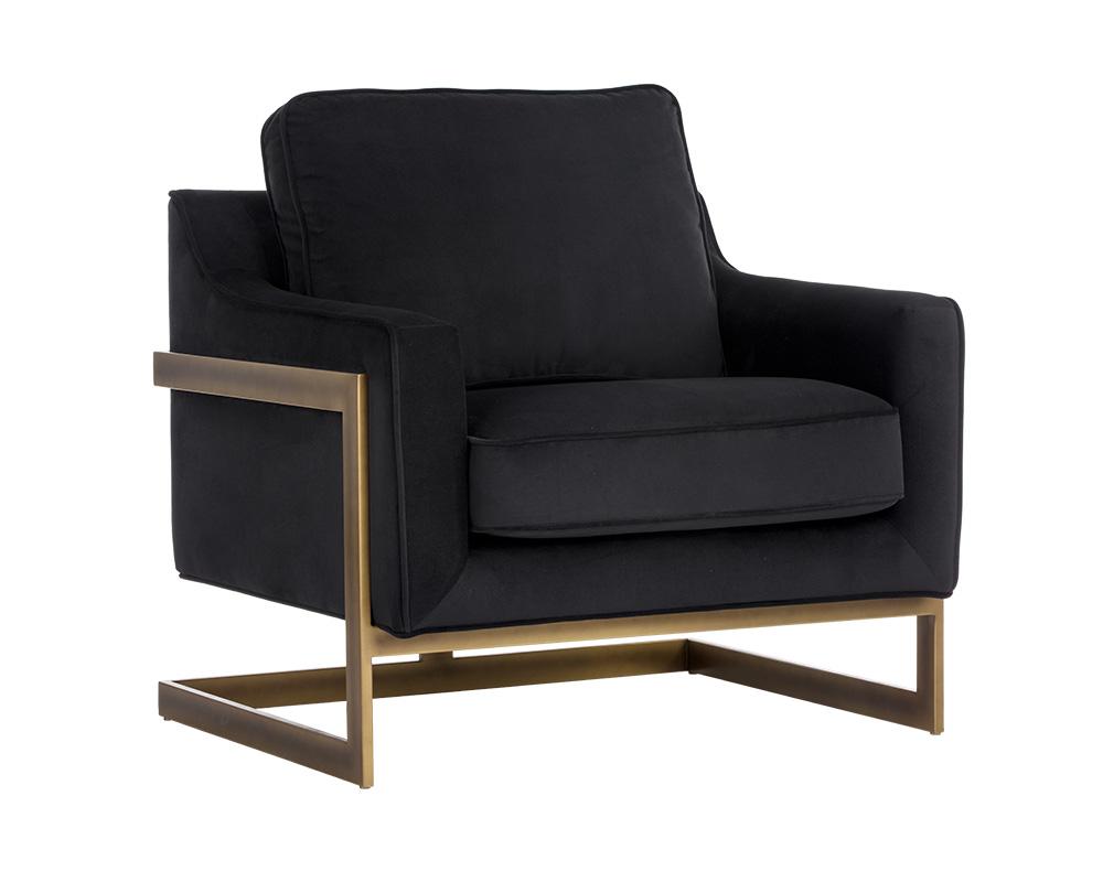 Kalmin Lounge Chair - Abbington Black