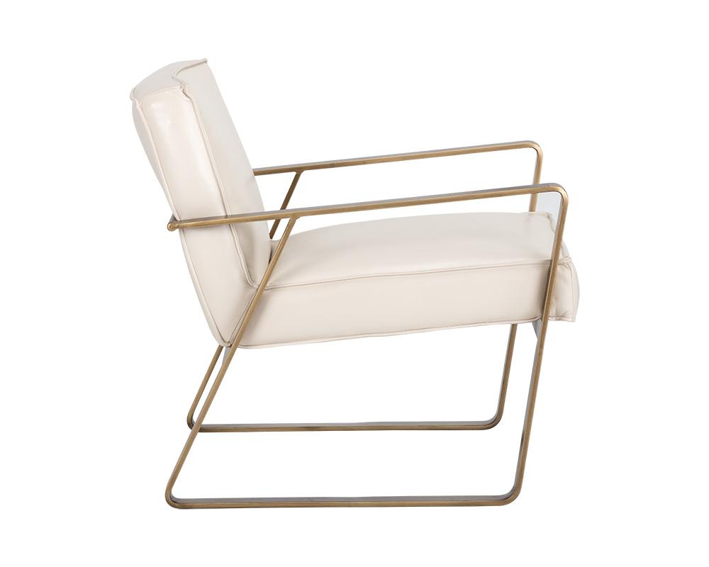 Kristoffer Lounge Chair - Vintage Vanilla Leather