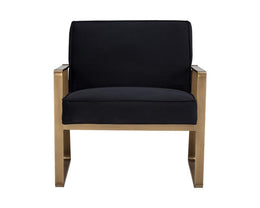 Kristoffer Lounge Chair - Abbington Black