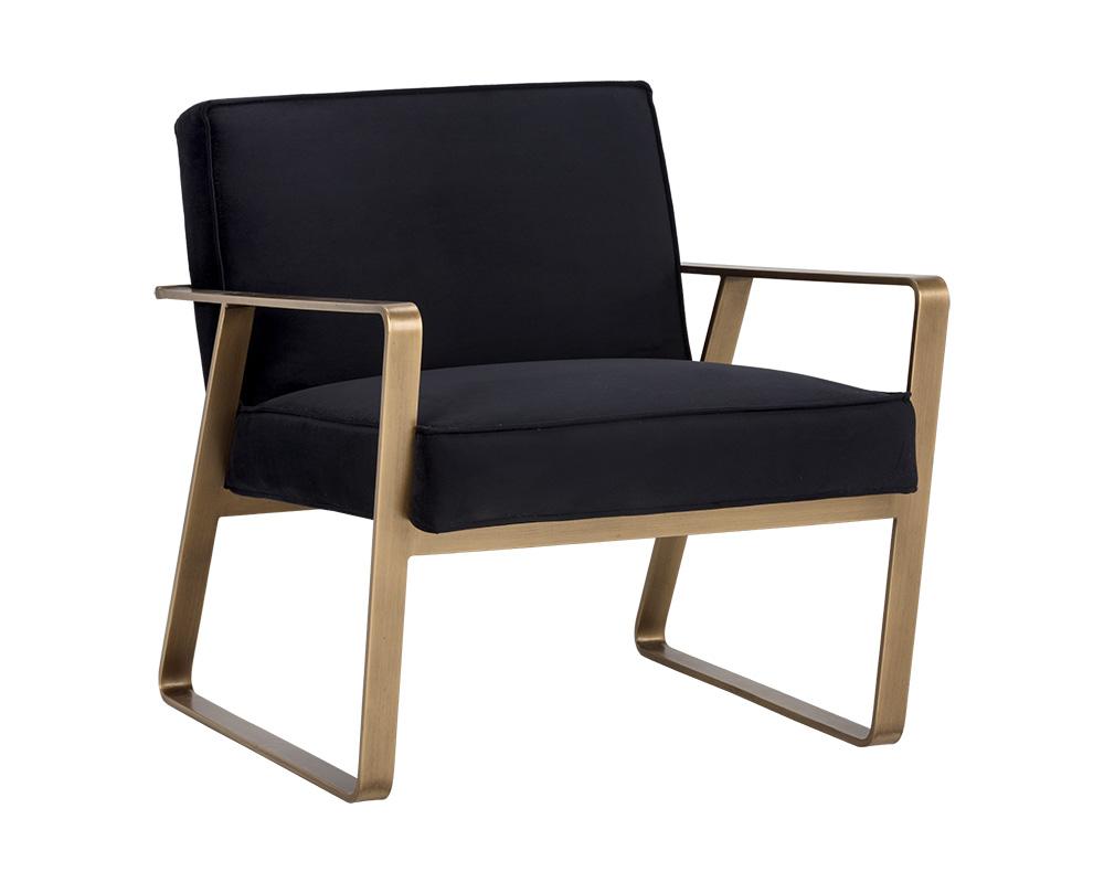 Kristoffer Lounge Chair - Abbington Black