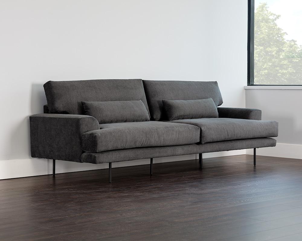 Abigail Sofa - Polo Club Kohl Grey