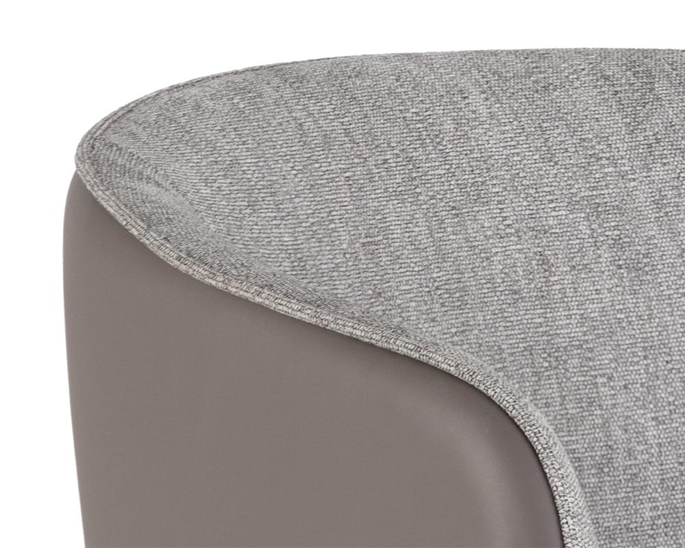 Asher Barstool - Flint Grey / Napa Taupe