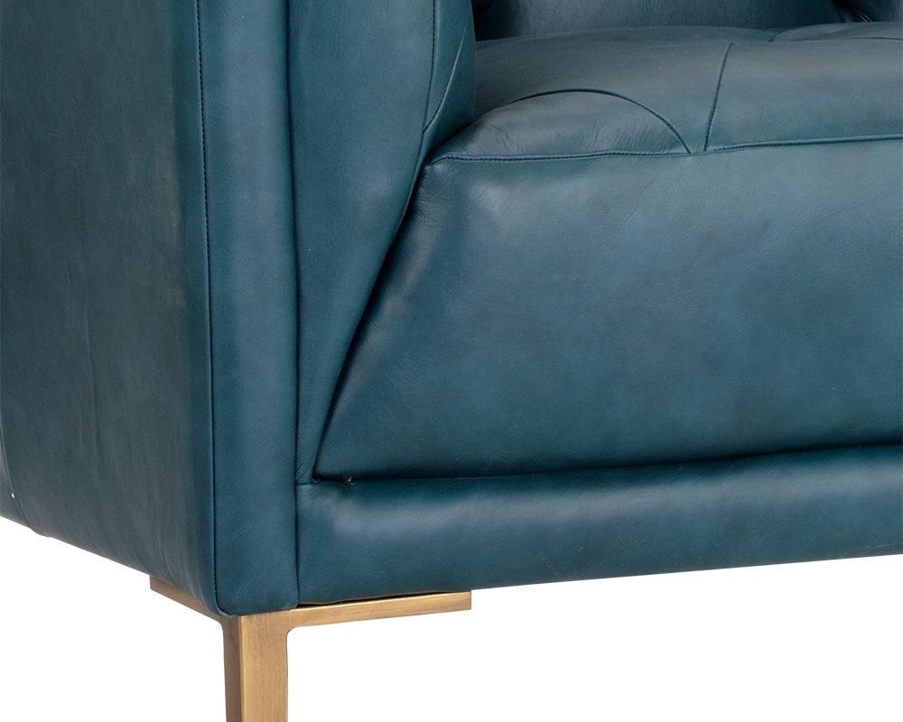 Westin Armchair - Vintage Peacock Leather