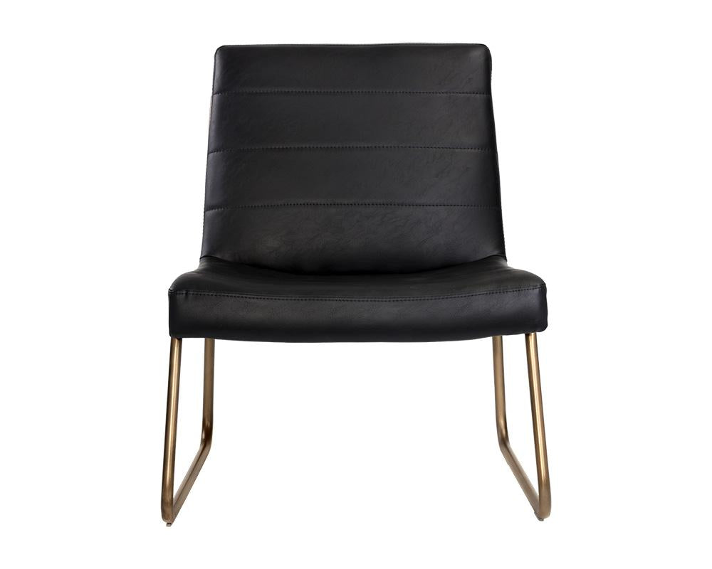 Anton Lounge Chair - Vintage Black