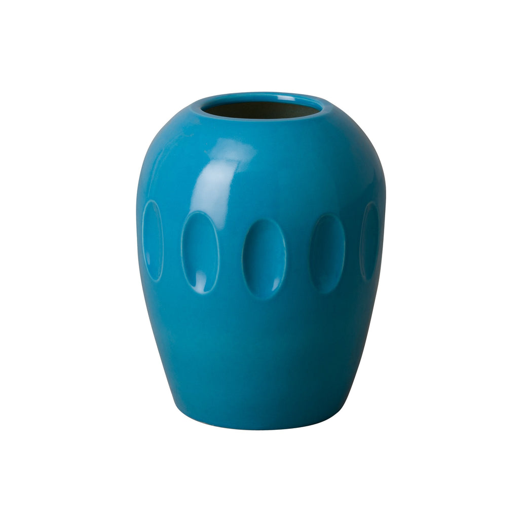 Orion Vase, Turquoise 10x13"H