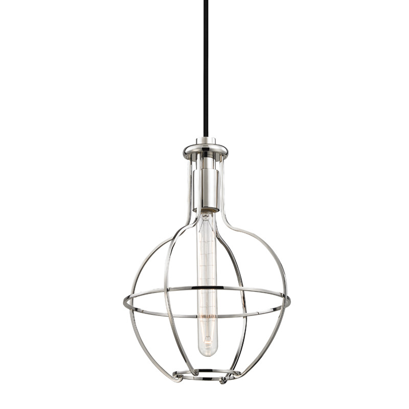 Colebrook Pendant 10" - Polished Nickel