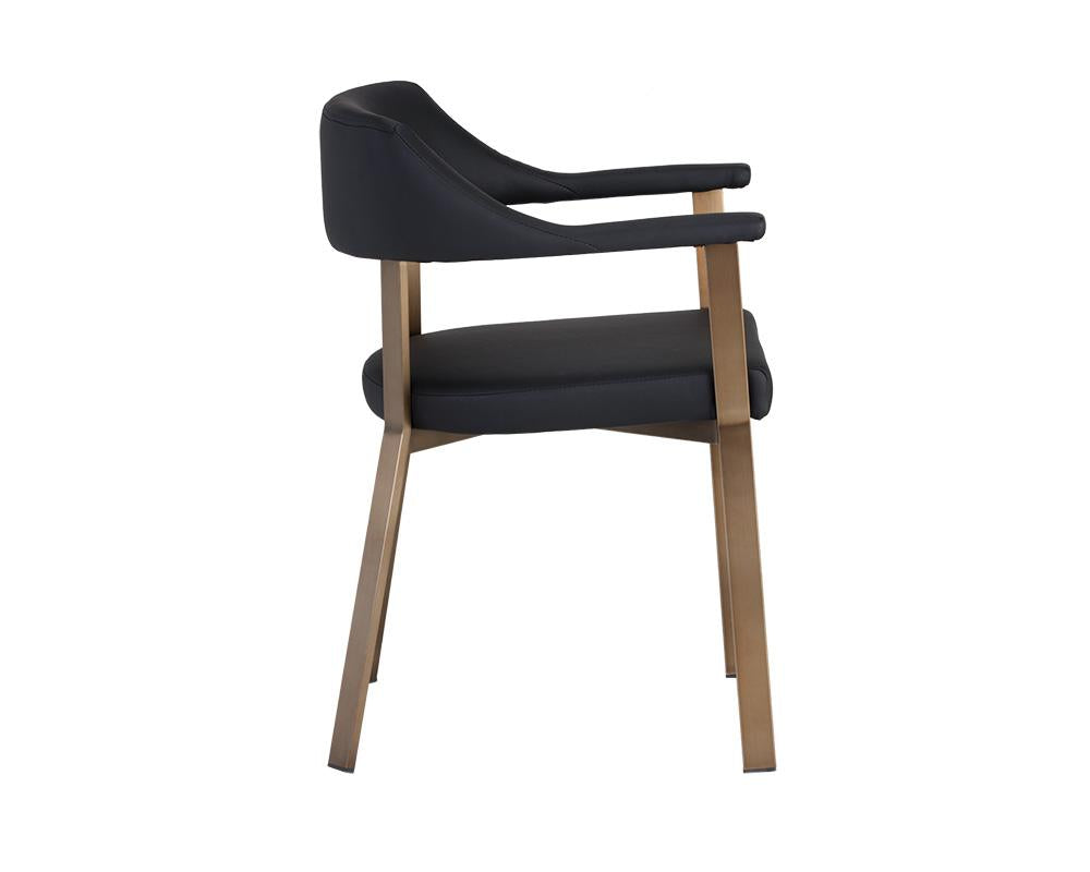 Dixie Dining Armchair - Dillon Black