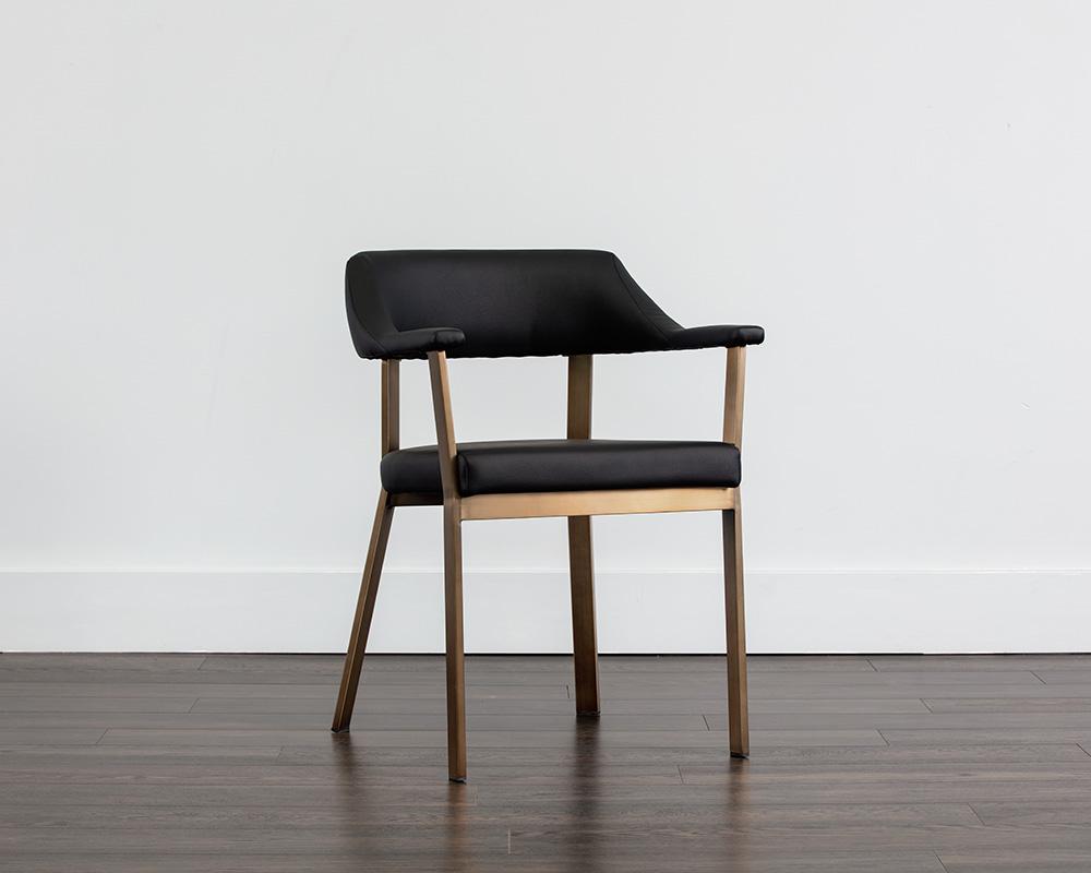 Dixie Dining Armchair - Dillon Black