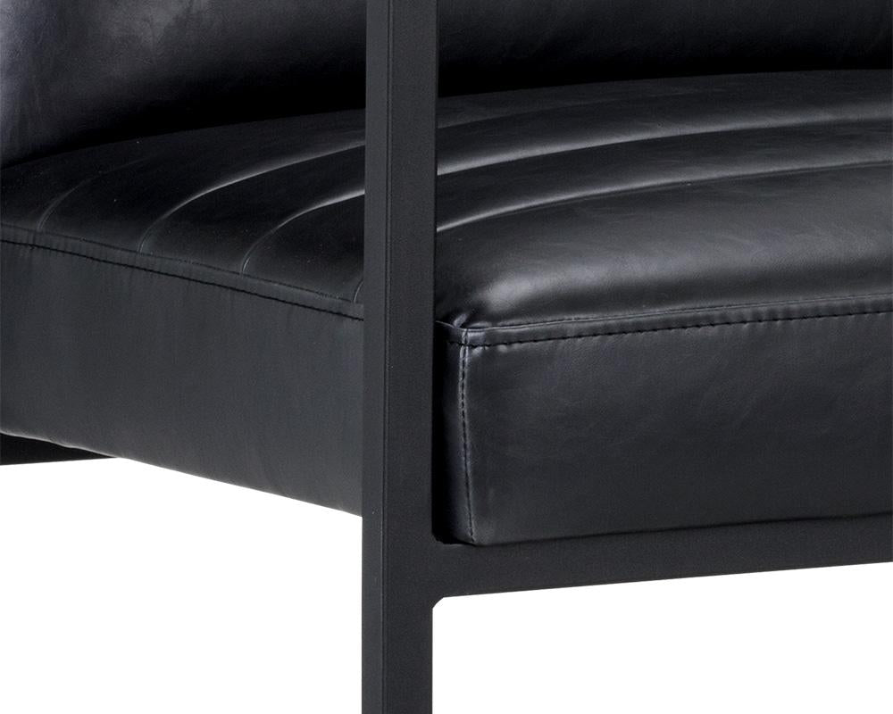 Spyros Dining Armchair - Coal Black