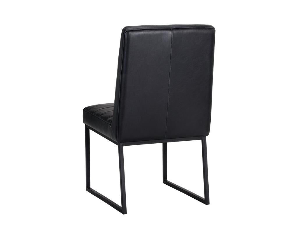 Spyros Dining Chair - Coal Black, Set of 2