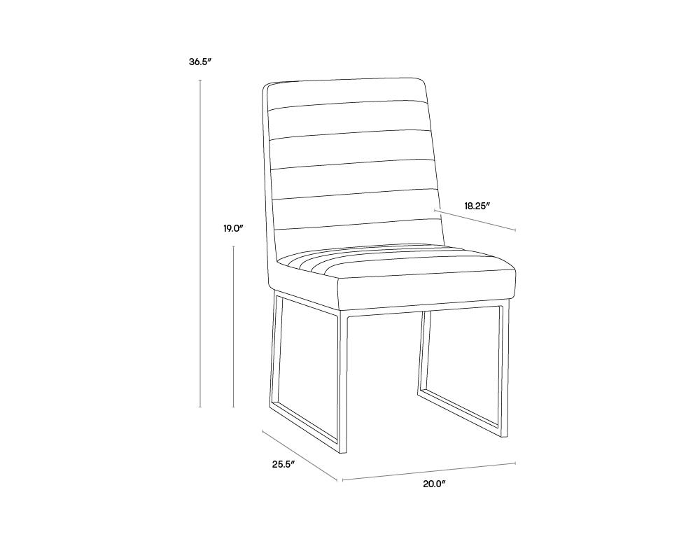 Spyros Dining Chair - Overcast Grey