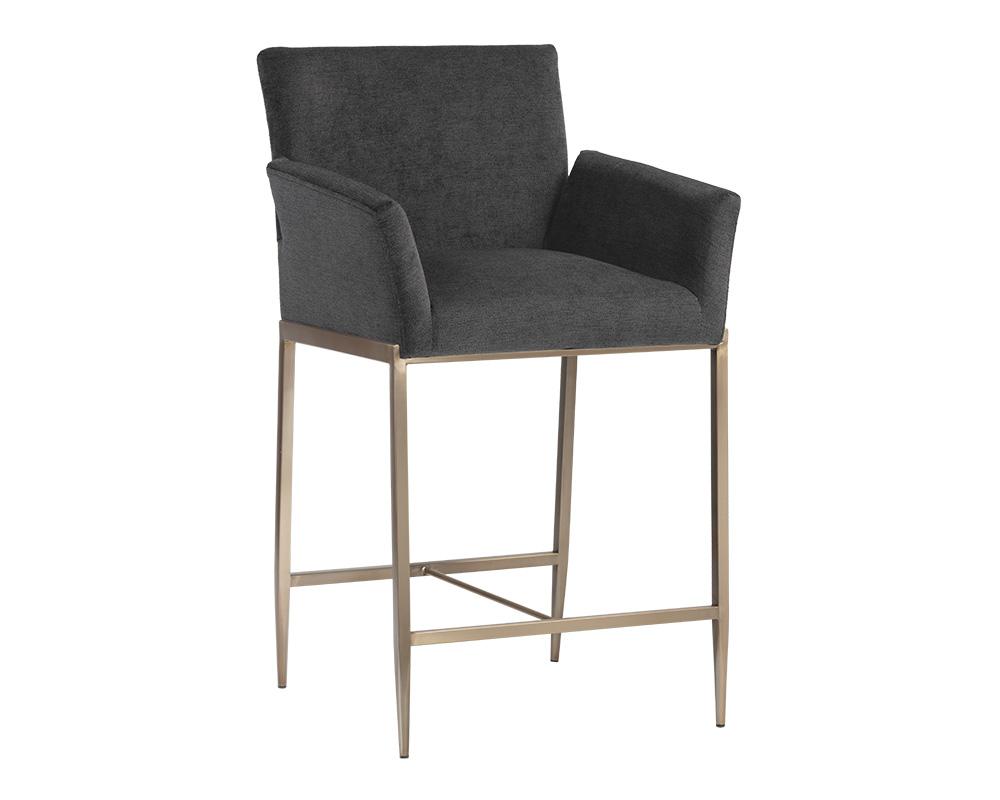 Gesa Counter Stool - Polo Club Kohl Grey