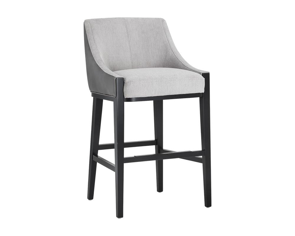 Aurora Barstool - Polo Club Stone / Overcast Grey